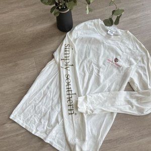 Simply Southern Holiday Llama Long Sleeve